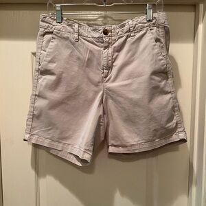 Gap City Short Womens Chino Girlfriend Shorts Size 8 Tan with Rope Trim